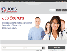 Tablet Screenshot of jobsmedical.com.au